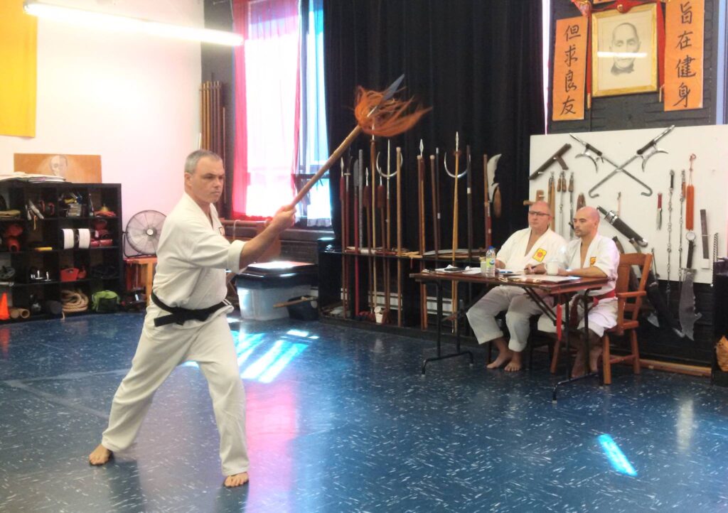 Spear Kata Belt Exam Performance at Wudokan