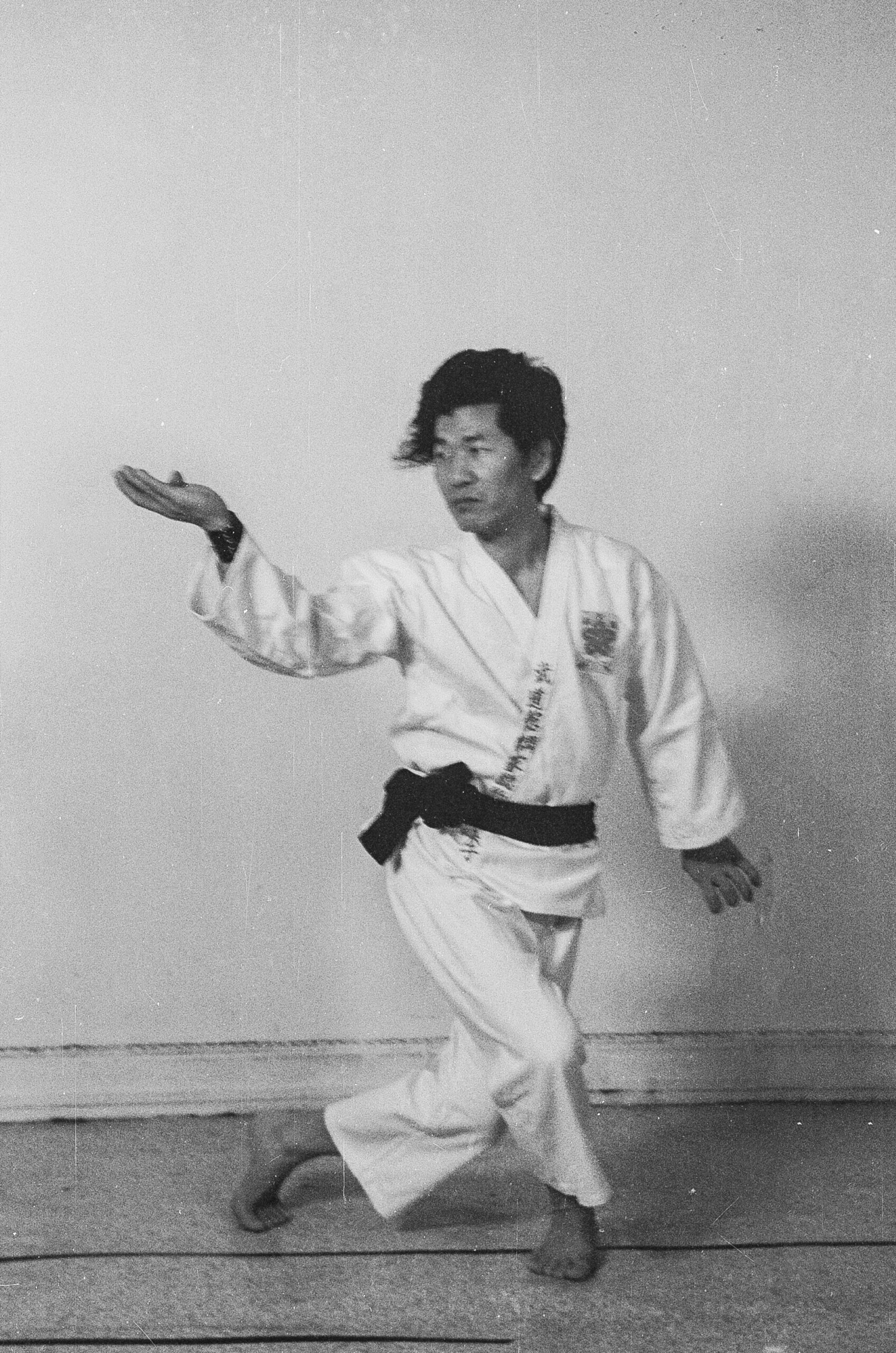 Master Li demonstrating a kata mid 20th century